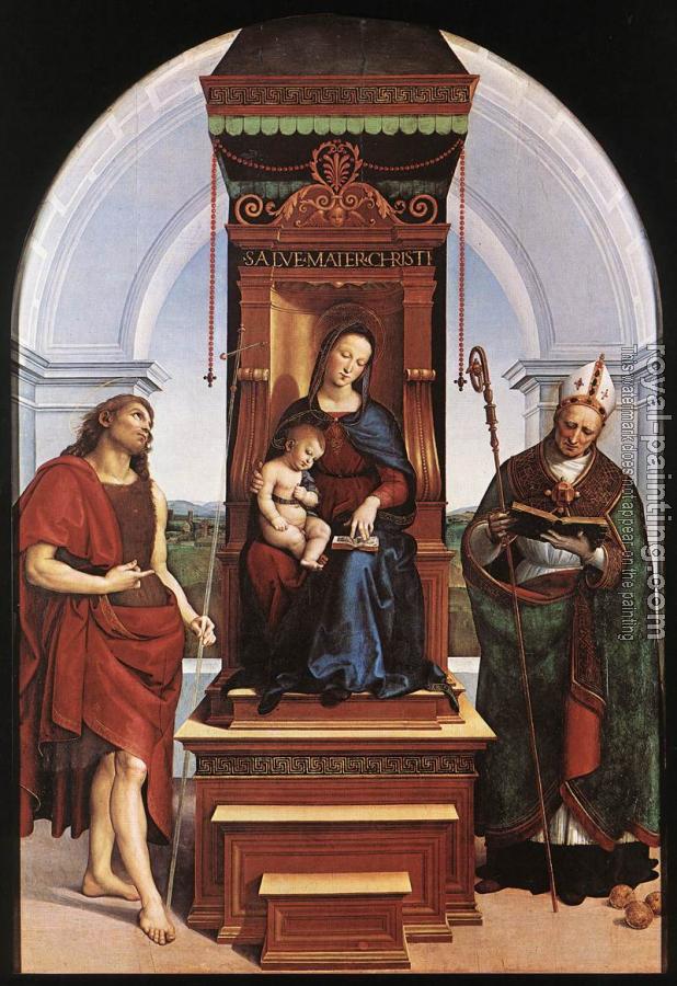 Raphael : Madonna and Child, The Ansidei Altarpiece